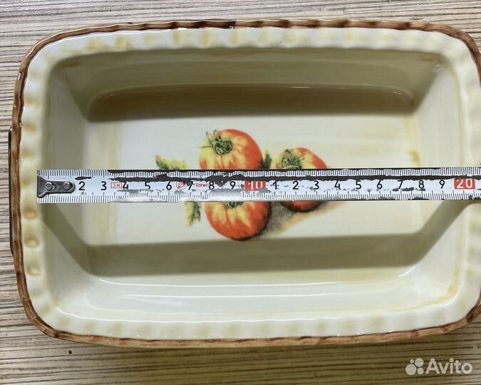 Форма для запекания керамическая с подставкой