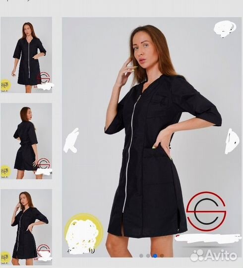 Халат медицинский р 54