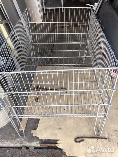 Корзина накопитель металлическая б/у