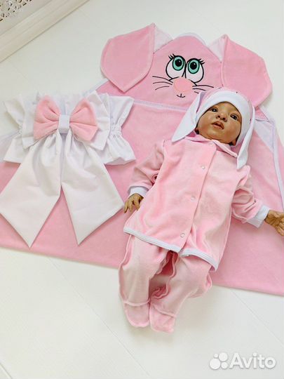 Комплект на выписку летний весенний