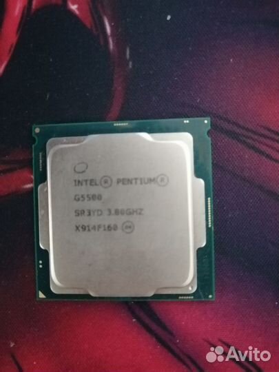 Процессор intel pentium gold G5500