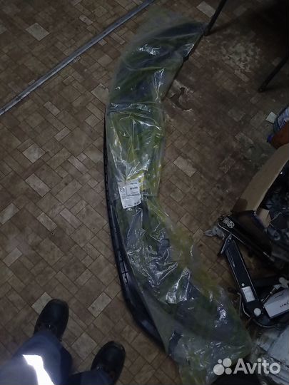 Спойлер (юбка) переднего бампера volkswagen