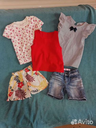 Вещи пакетом на девочку 4-6лет