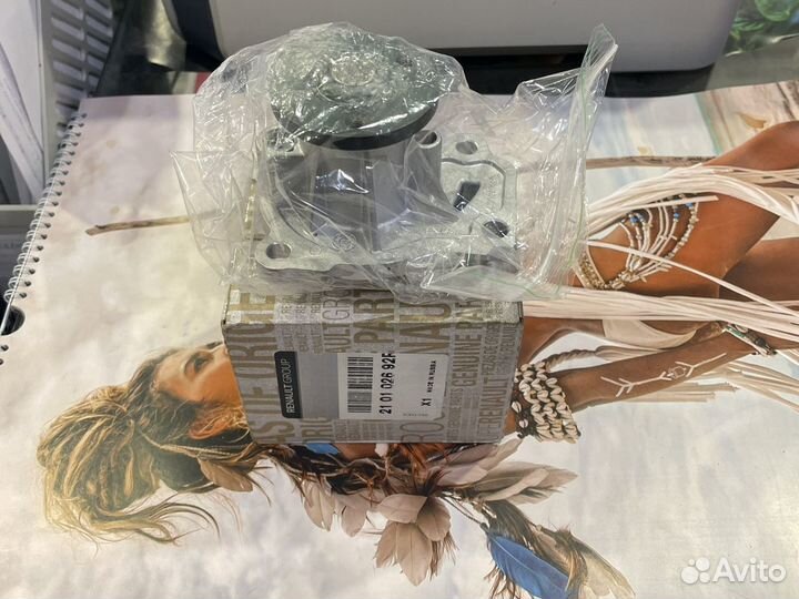 Насос системы охлождения двигателя H4M,Рено Логан