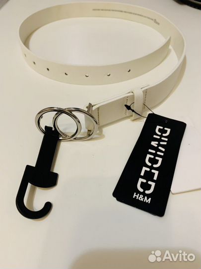 Ремень H&M белый