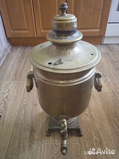 Самовар на дровах старинный