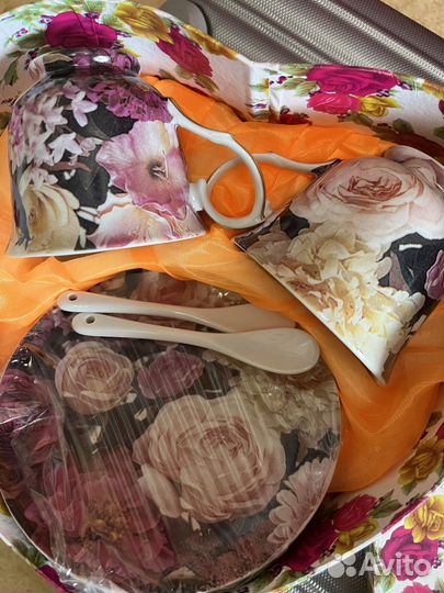 Чайная пара фарфор