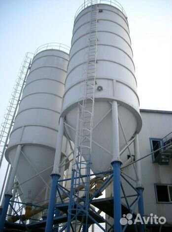 Силос цемента бетонного завода