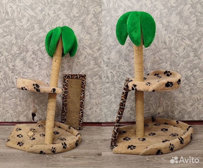 Ремонт и перетяжка когтеточек, домиков для кошек