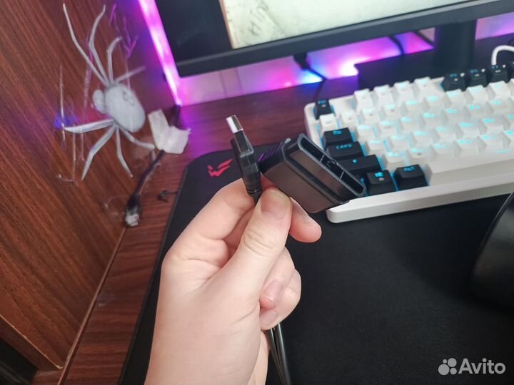 Игровой руль с педалями и коробкой автомат