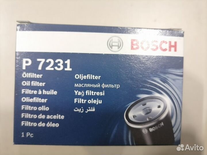 Фильтр масляный Nissan Qashqai H5FT (J11) Bosch