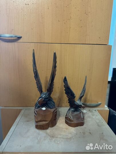 Деревянные статуэтки СССР орел