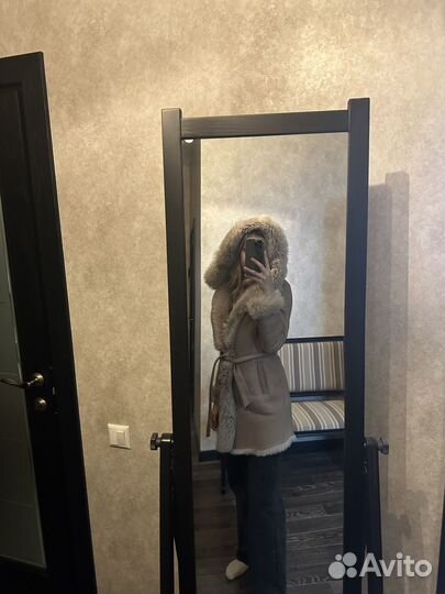 Дубленка натуральная женская снежная королева