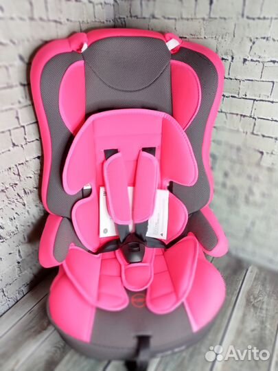 Детское автокресло новое от 9 мес - 12 лет