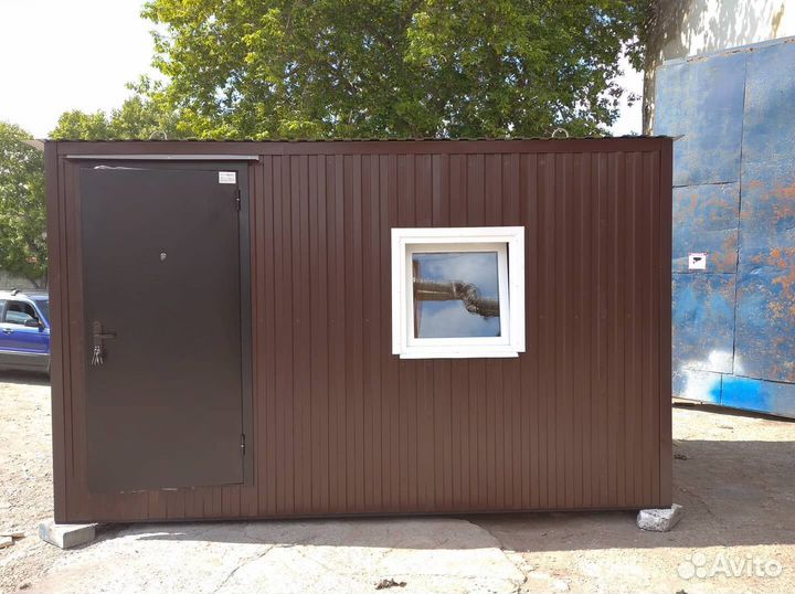 Бытовка деревянная 2.4 х 9