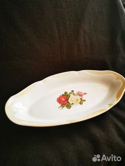 Блюдо сервировочное (селедочница). Добрушская фарф