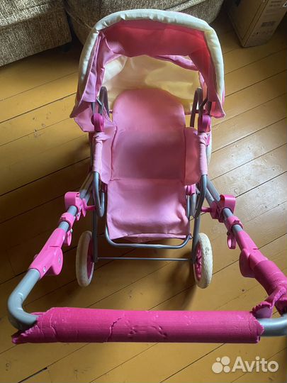 Переноска, кроватка, коляска для кукол