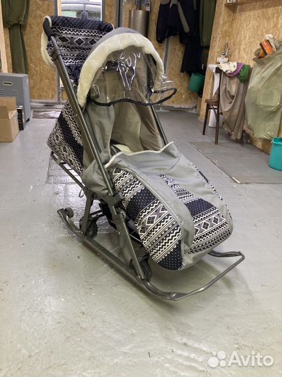 Детские санки коляска бу
