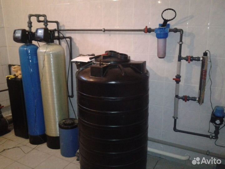 Система очистки воды. Фильтры для воды. Монтаж