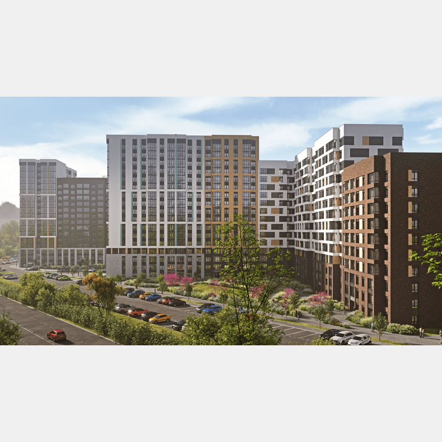 2-к. квартира, 69,9 м², 13/17 эт.