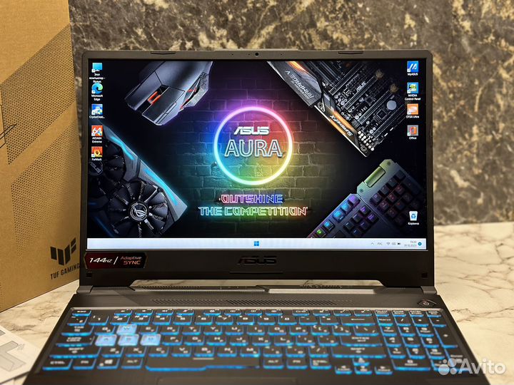 Новый Asus Tuf 144Hz I5-11400/RTX 3050/16GB/SSD512