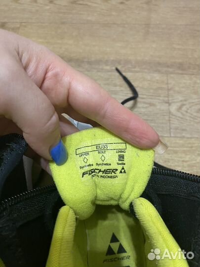 Лыжные ботинки fischer детские