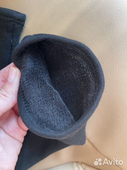 Перчатки длинные черные