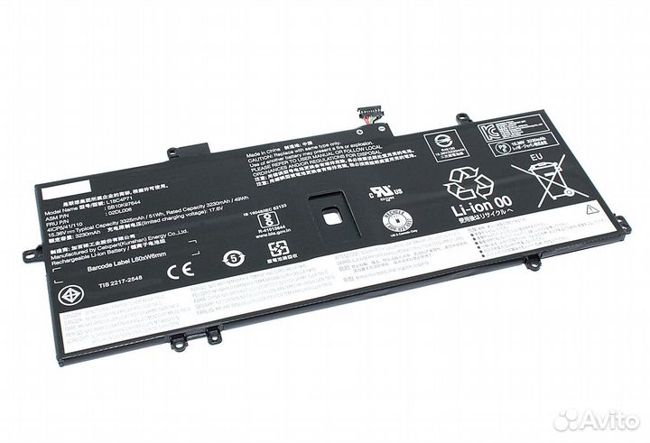 Аккумулятор Lenovo Carbon X1 Gen 7 15.4V 3312mAh