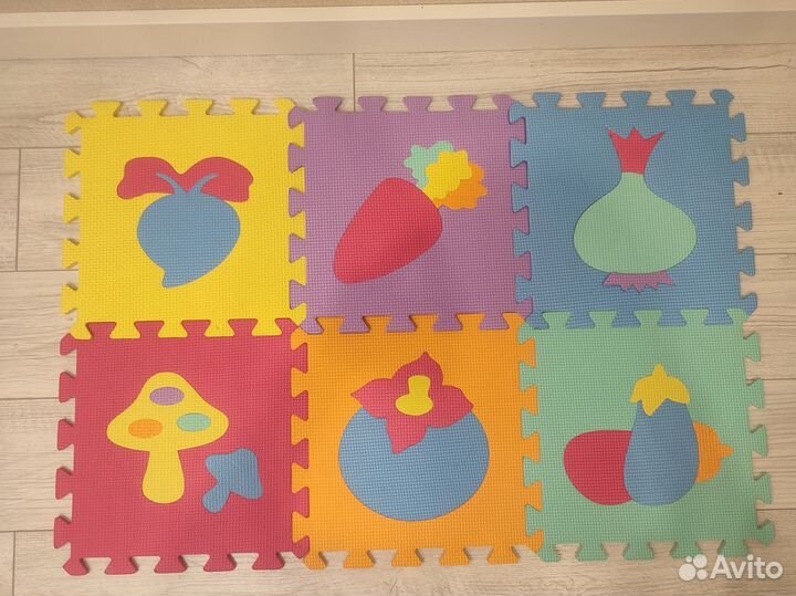 Детский коврик для ползания пазл