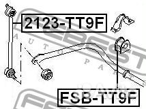 Febest 2123-TT9F Тяга стабилизатора ford transit 0