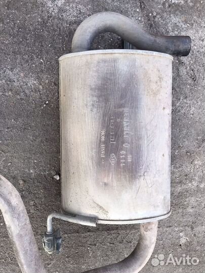 Выхлопная система renault duster 2.0