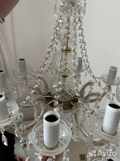 Люстра хрустальная богемия Чехия