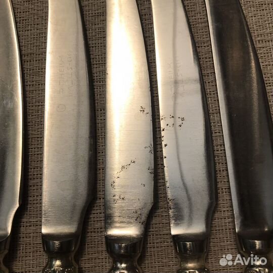 Набор столовых приборов мельхиор СССР