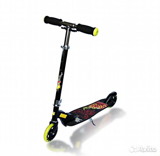 Самокат robo 125 с подножкой до 80 кг