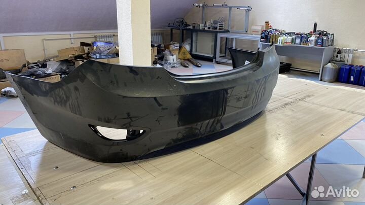 Задний бампер hyundai solaris