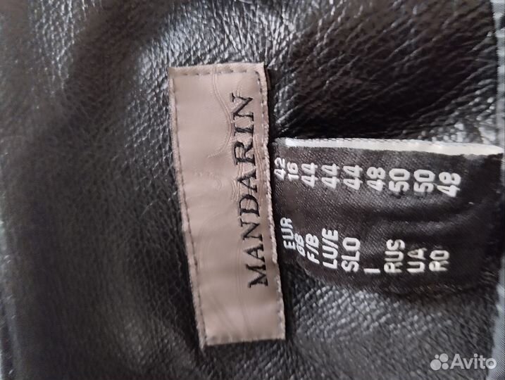 Кожаный плащ пиджак