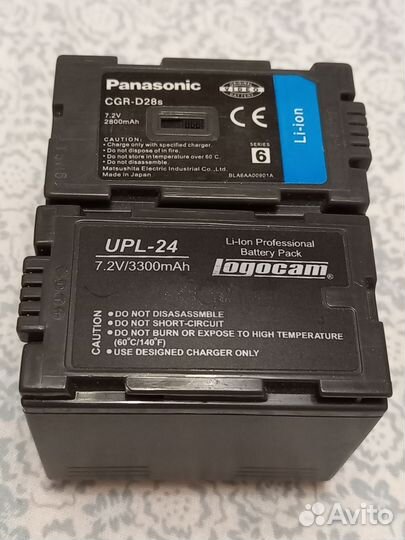 Panasonic CGR-D28s Logocam UPL-24 аккумулятор