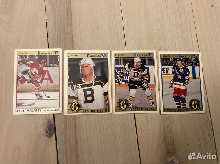 Карточки нхл Фетисов, Макаров, Ломакин и др NHL