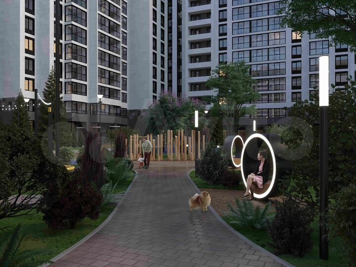 Квартира-студия, 25,4 м², 9/16 эт.