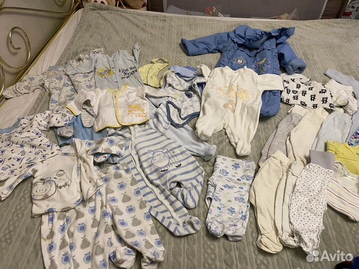 Пакет с вещами на малыша 56-68