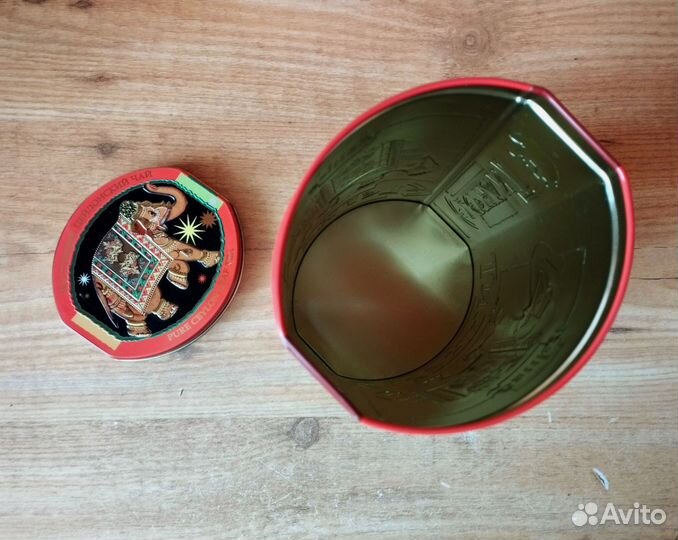 Жестяная банка для чая Индийский слон