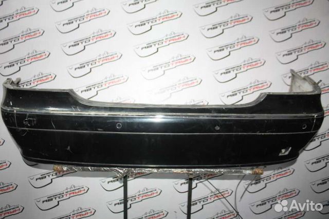 Бампер mercedes CL-class C215 задний черный, 197U