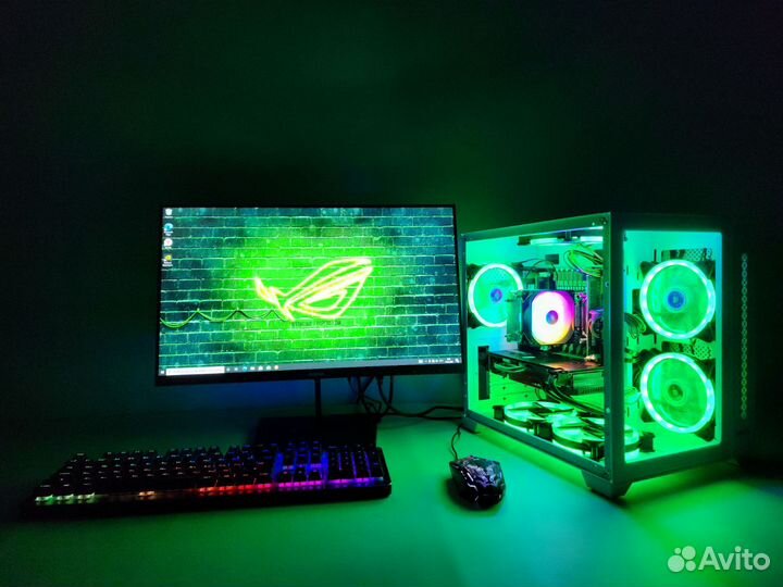 Игровой пк GTX 1660 super+ inтеl I7 RAM:16GB SSD