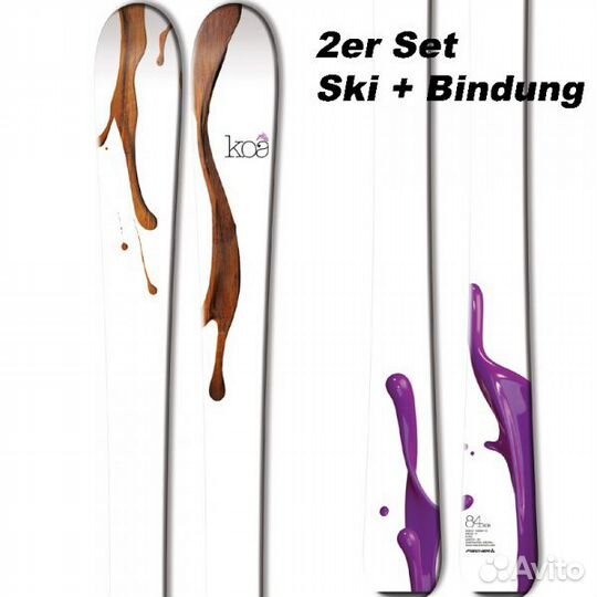 Горные лыжи Fischer Koa 84 My Style новые с крепл