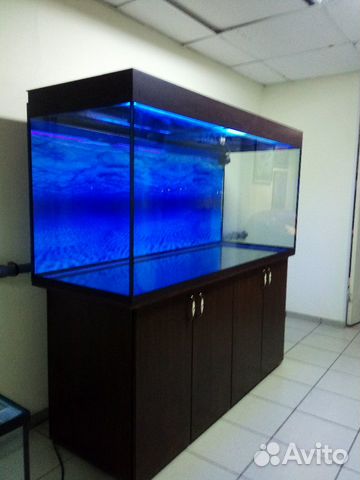 Аквариум620,биофильтр, свет, фон, подставка