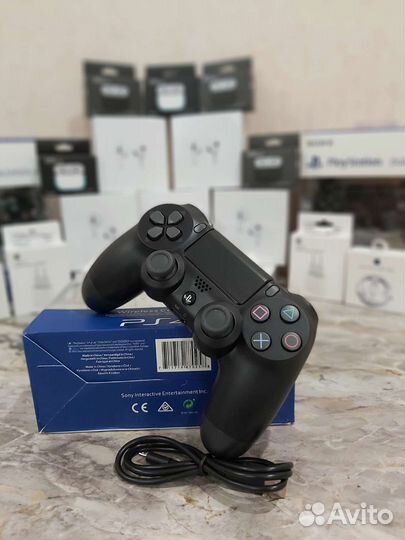 Джойстик Dualshock для PS4 Ver.2 чёрного цвета