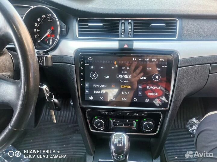 Магнитола Skoda Superb 2 Android