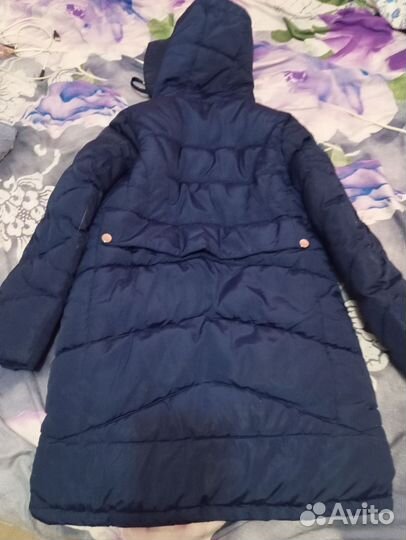 Пуховик зимний на девочку 134