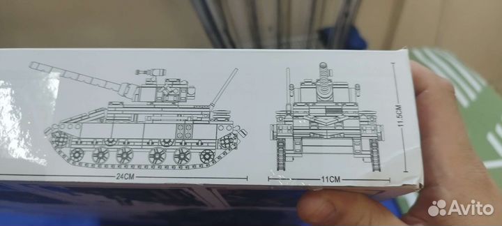 Конструктор Lego аналог, танк