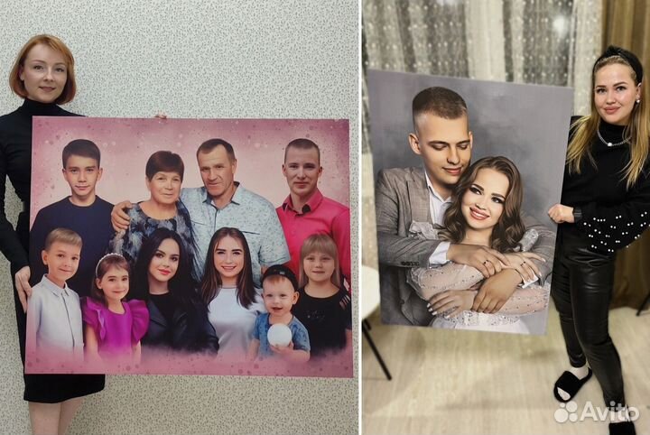 Портреты по фотографии на заказ